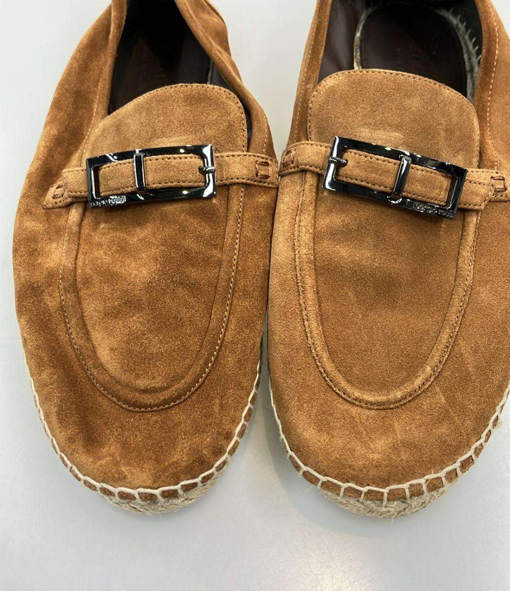 Sergio Rossi ローファー スエード エスパドリーユ メンズ SIZE UK 9
