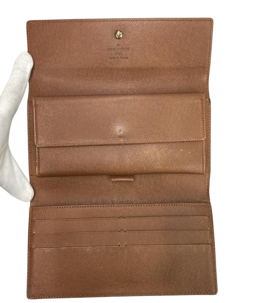 ルイ・ヴィトン 三つ折り長財布 ポルトトレゾール インターナショナル モノグラム M61215 レディース LOUIS VUITTON