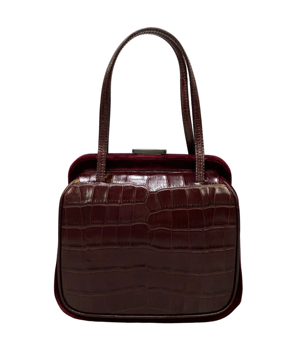 PRADA ハンドバッグ クロコ型押し B7592 レディース プラダ