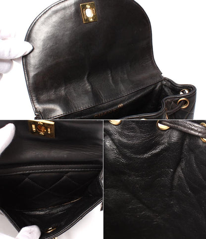 シャネル チェーンリュックサック バックパック マトラッセ ゴールド金具 ラムスキン A10177 レディース CHANEL