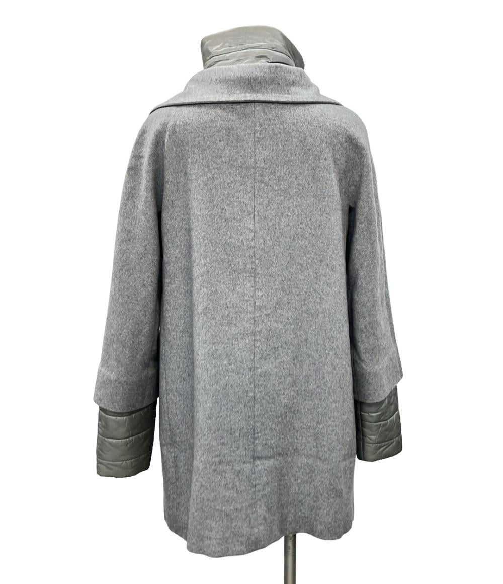 ノ*マ様 ヘルノ　42 ジャケット　ジャンパー　コート　カシミア ロングコート ヘルノ ウールカシミヤロングコート アウター ジャケット レディース