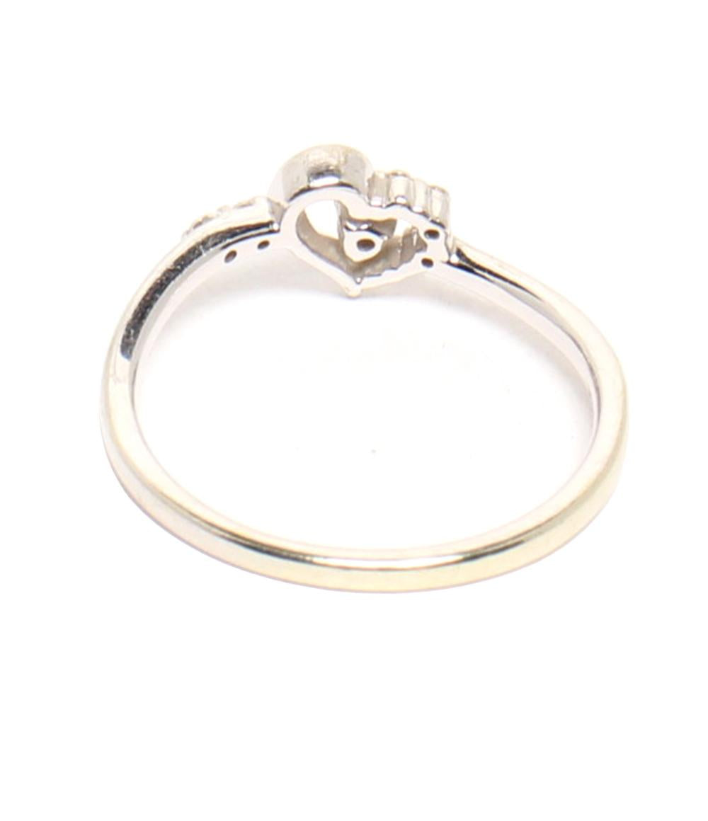 k10ハートが可愛いリング9号 canal4℃ リング 指輪 K10 ハートモチーフ レディース SIZE 9号 カナル