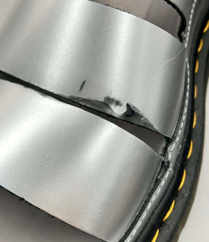 ドクターマーチン ストラップサンダル CLARISSA II SILVER METALLIC CALF SANDALS レディース SIZE UK 4 (M) Dr.Martens