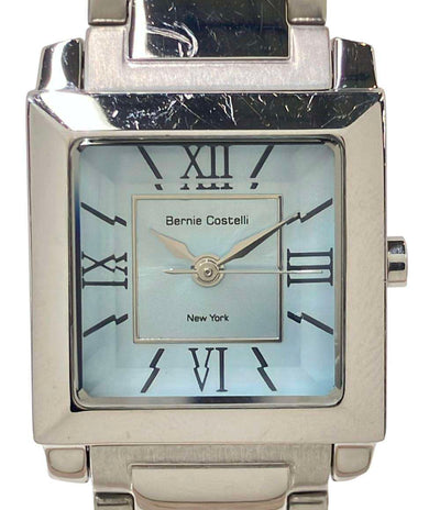 腕時計 クオーツ ライトブルー レディース Bernie Costelli