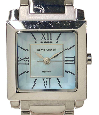 腕時計 クオーツ ライトブルー レディース Bernie Costelli