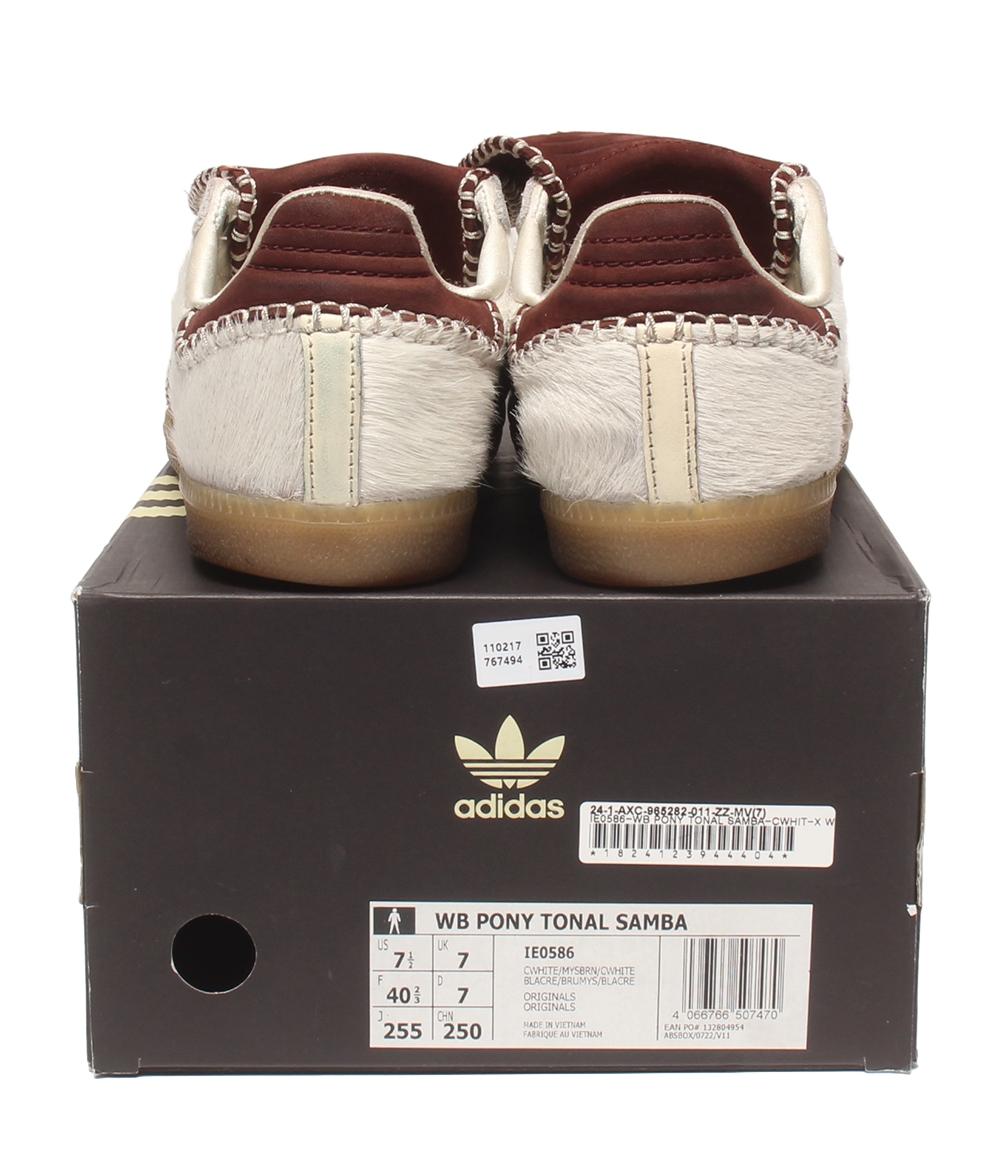 adidas WALES BONNER ローカットスニーカー サンバ ポニー トーナル クリームホワイト IE0586 メンズ SIZE 25.5 アディダス ウェールズ ボナー