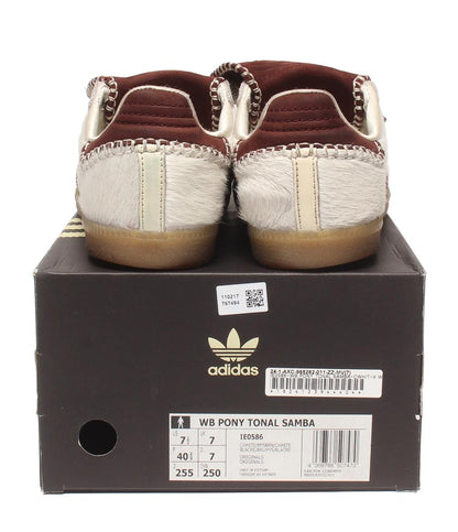 adidas WALES BONNER ローカットスニーカー サンバ ポニー トーナル クリームホワイト IE0586 メンズ SIZE 25.5 アディダス ウェールズ ボナー