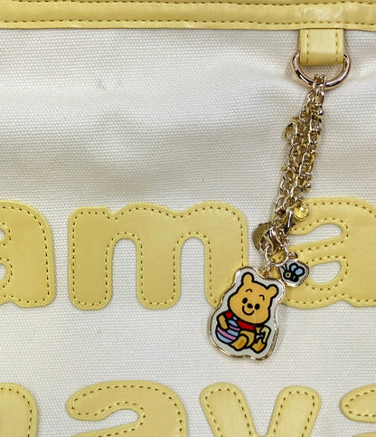 美品 Samantha Thavasa Disney トートバッグ 肩掛け くまのプーさん レディース サマンサタバサ ディズニー