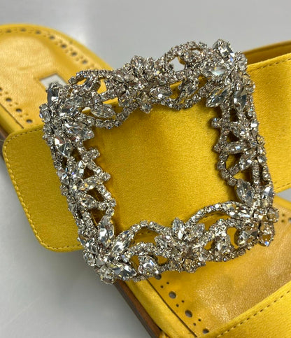 MANOLO BLAHNIK フラットサンダル MARTAMOD レディース SIZE 38 マノロブラニク