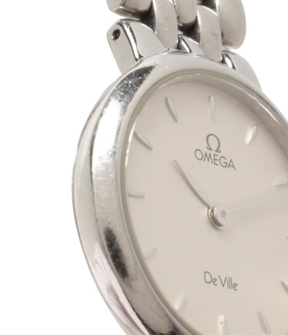 OMEGA 腕時計 de ville デ・ヴィル クオーツ シルバー レディース オメガ
