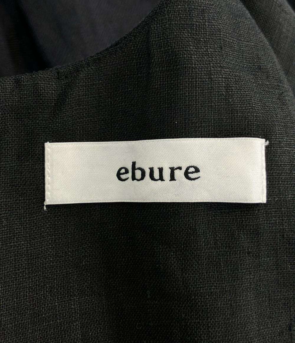 ebure リネンノースリーブラッフルワンピース レディース SIZE 36 (XS) エブール
