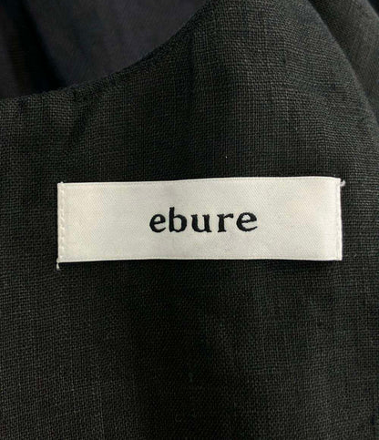 ebure リネンノースリーブラッフルワンピース レディース SIZE 36 (XS) エブール