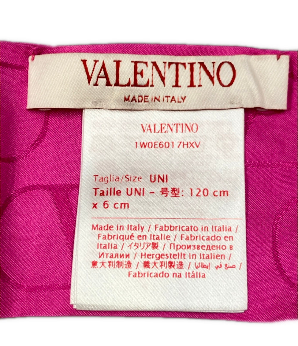 美品 Valentino Garavani スカーフ シルク100% レディース ヴァレンティノ・ガラヴァーニ