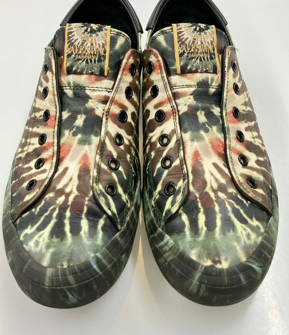 Valentino Garavani ローカットスニーカー スリッポン タイダイ柄 絞り染め柄 メンズ SIZE 41 (26cm) ヴァレンティノ・ガラヴァーニ