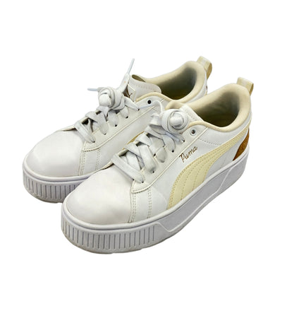 PUMA ローカットスニーカー 厚底 カルメン コルク 397626-01 レディース SIZE 23.0 (M) プーマ