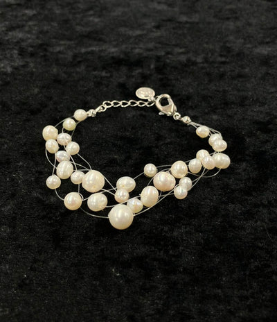 美品 ジンカネヅ ブレスレット 淡水パール レディース JinkaNezu