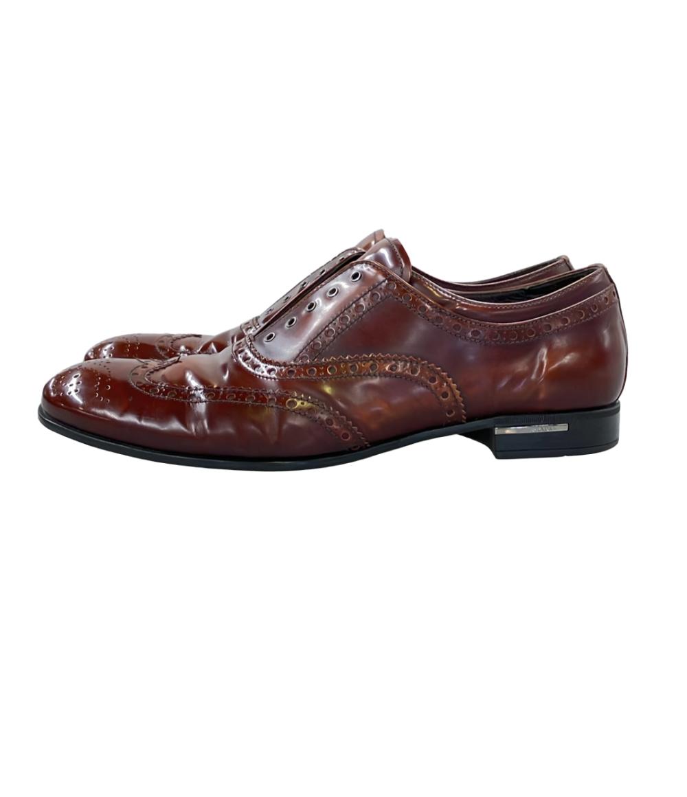 PRADA センターエラスティックウイングチップシューズ メンズ SIZE 6 1