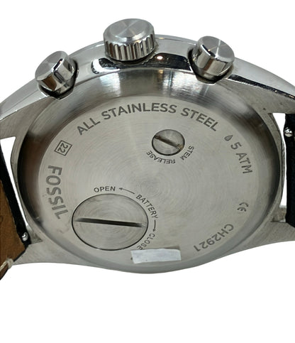 FOSSIL 腕時計 クオーツ ブラック CH2921 メンズ フォッシル