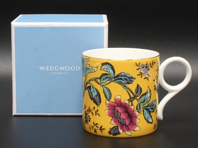 美品 WEDGWOOD マグカップ イエロートンキン YELLOW TONQUIN ウエッジウッド