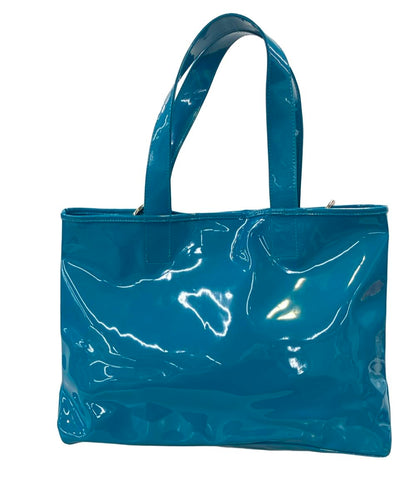 SEE BY CHLOE トートバッグ ショルダーバッグ 肩掛け エナメル ターコイズ レディース シーバイクロエ