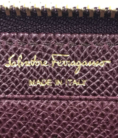 サルバトーレフェラガモ 美品 長財布 L字ファスナー  ガンチーニ    レディース  (長財布) Salvatore Ferragamo