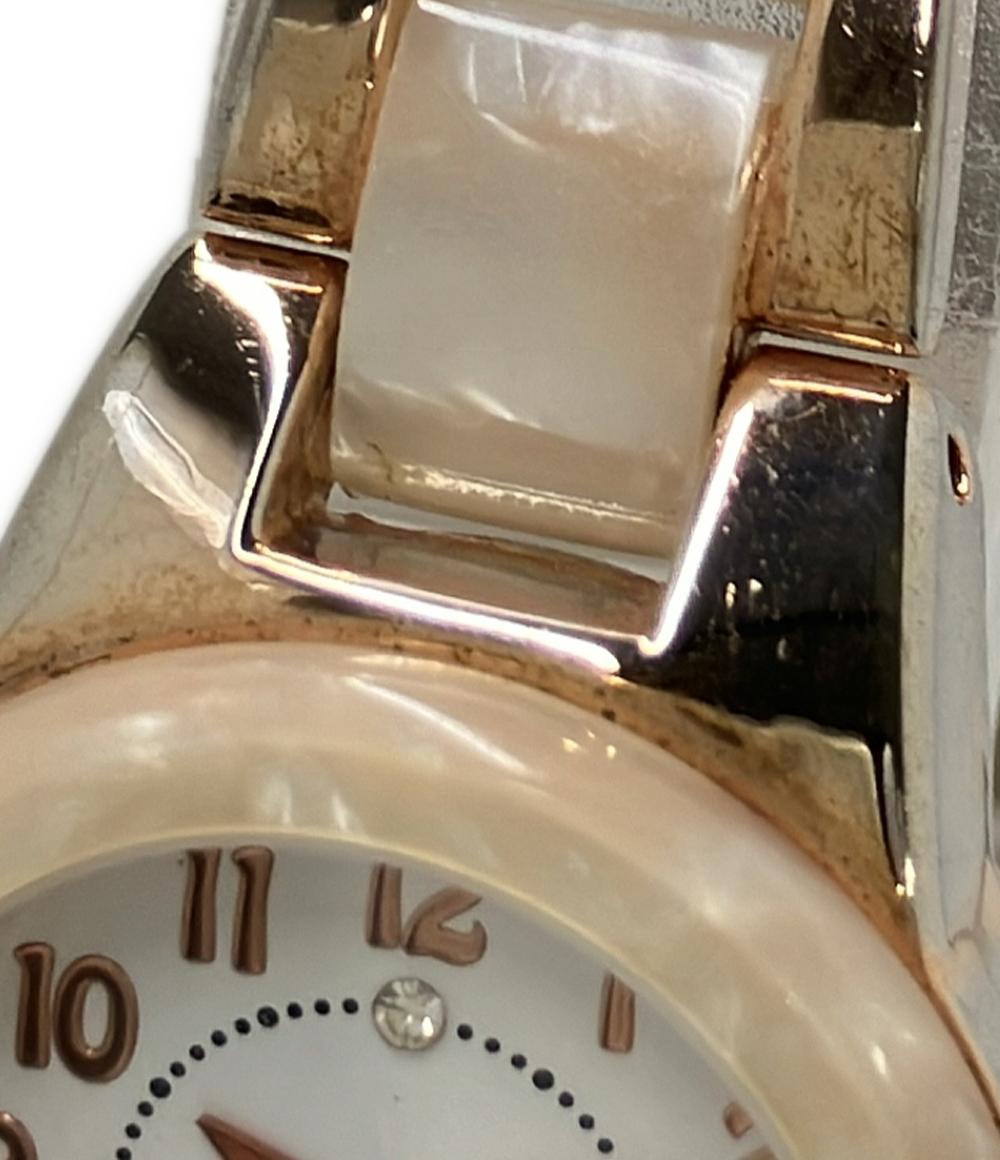 nattito 腕時計 クオーツ ホワイト PT-133 レディース ナティート