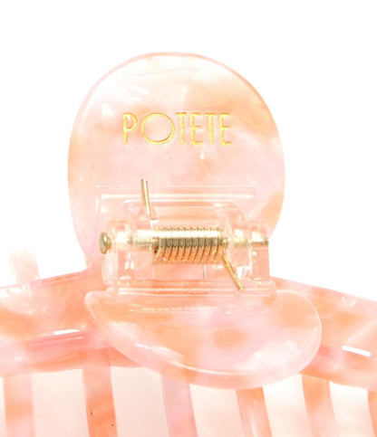 美品 POTETE ヘアクリップ ヘアアクセサリー ビックハート 2点セット レディース ポテテ