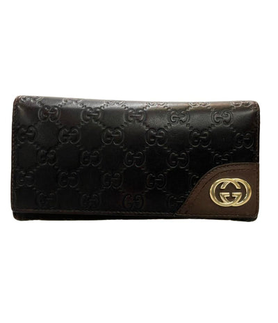 訳あり GUCCI 長財布 レザー グッチシマ 204836 493075 レディース グッチ