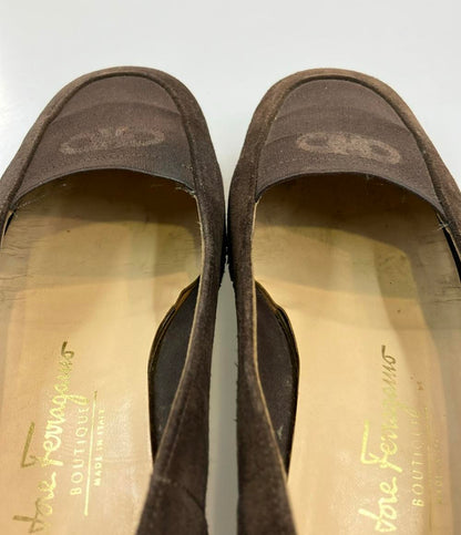 Salvatore Ferragamo ローファー スエード レディース SIZE 7 (24.5cm) サルヴァトーレフェラガモ