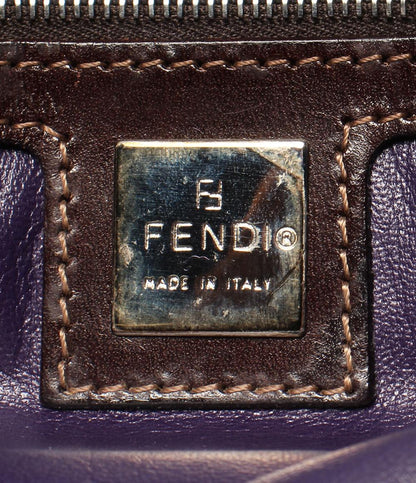 FENDI ショルダーバッグ ハンドバッグ 肩掛け ウールニット マンマバケット レディース フェンディ