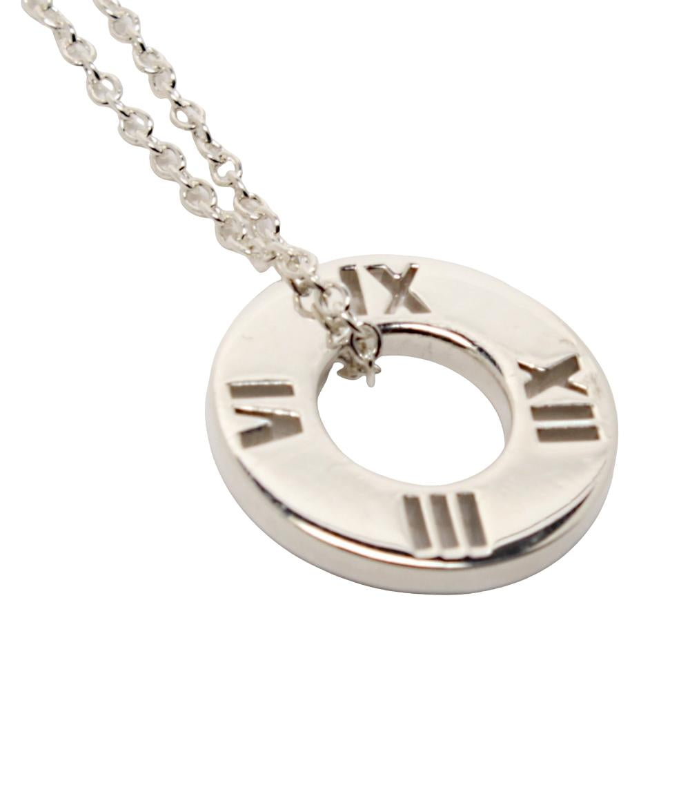 美品 ティファニー ネックレス SV925 アトラス ピアスド サークル レディース TIFFANY&Co.