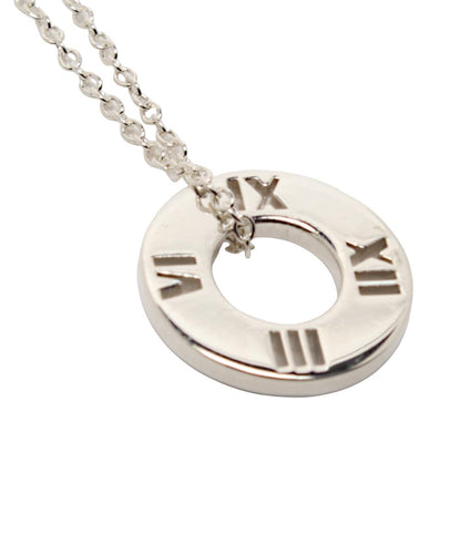 美品 ティファニー ネックレス SV925 アトラス ピアスド サークル レディース TIFFANY&Co.