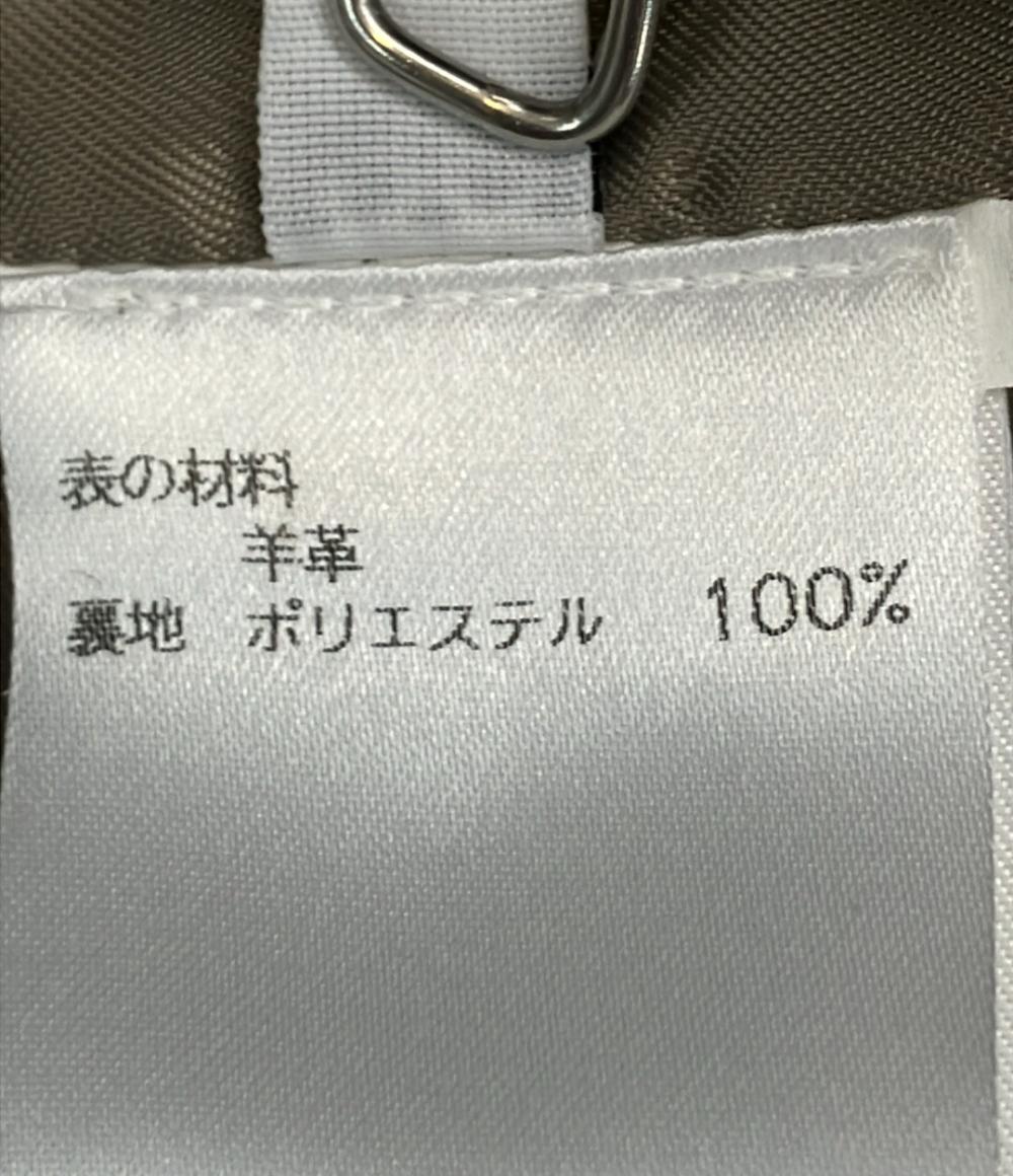 BARNEYS NEW YORK シングルライダースジャケット 羊革 レディース SIZE 38 (S) バーニーズ ニューヨーク —