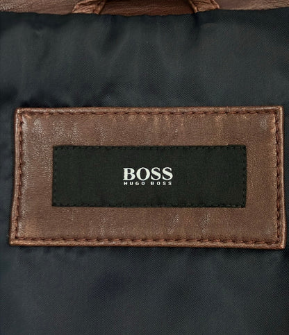 HUGO BOSS レザー ジャケット メンズ SIZE 46 ヒューゴボス