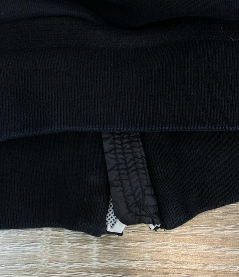 MONCLER ダウンジャケット ハイネック 軽量ナイロン スウェット 切替 MAGLIA CARDIGAN C10918405500 メンズ SIZE L モンクレール