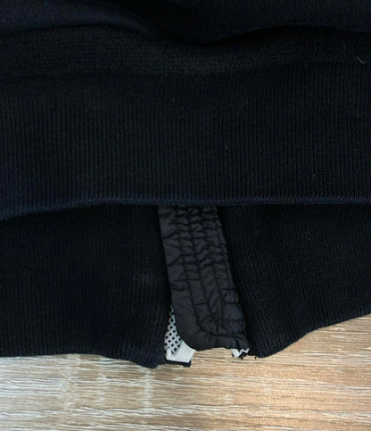 MONCLER ダウンジャケット ハイネック 軽量ナイロン スウェット 切替 MAGLIA CARDIGAN C10918405500 メンズ SIZE L モンクレール