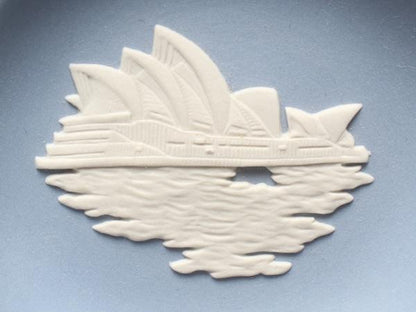 ウエッジウッド ミニプレート 飾り皿 11cm ジャスパー オーストラリア オペラハウス WEDGWOOD