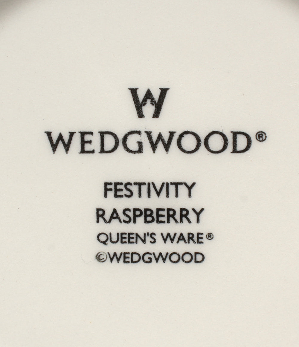 美品 WEDGWOOD カップ＆ソーサー フェスティビティ ラズベリー ウエッジウッド