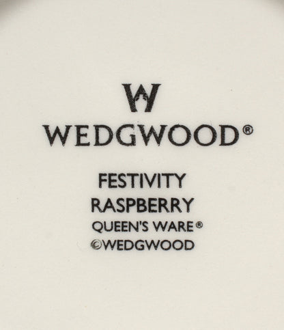 美品 WEDGWOOD カップ＆ソーサー フェスティビティ ラズベリー ウエッジウッド