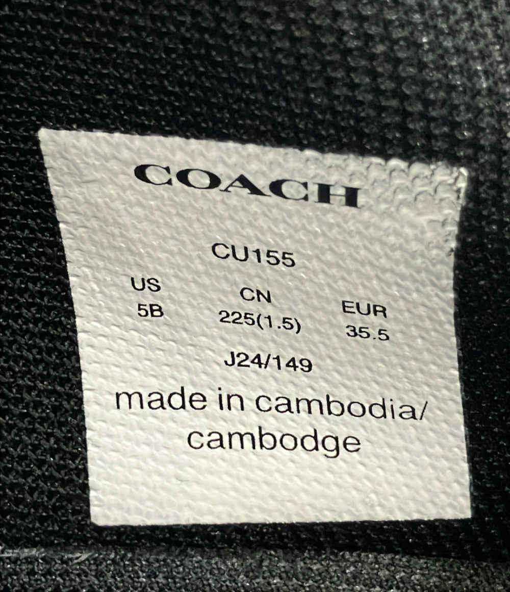COACH ローカットスニーカー 厚底 CU156 レディース SIZE 5 (22.5cm) コーチ
