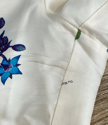 CABaN フラワーシルクツイル セミワイドパンツ レディース SIZE S キャバン