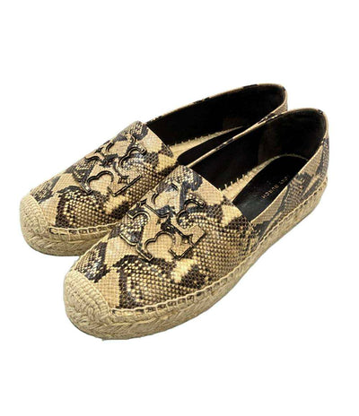 Tory Burch スリッポン エスパドリーユ パイソン柄 レディース SIZE 8 M (25cm) トリーバーチ