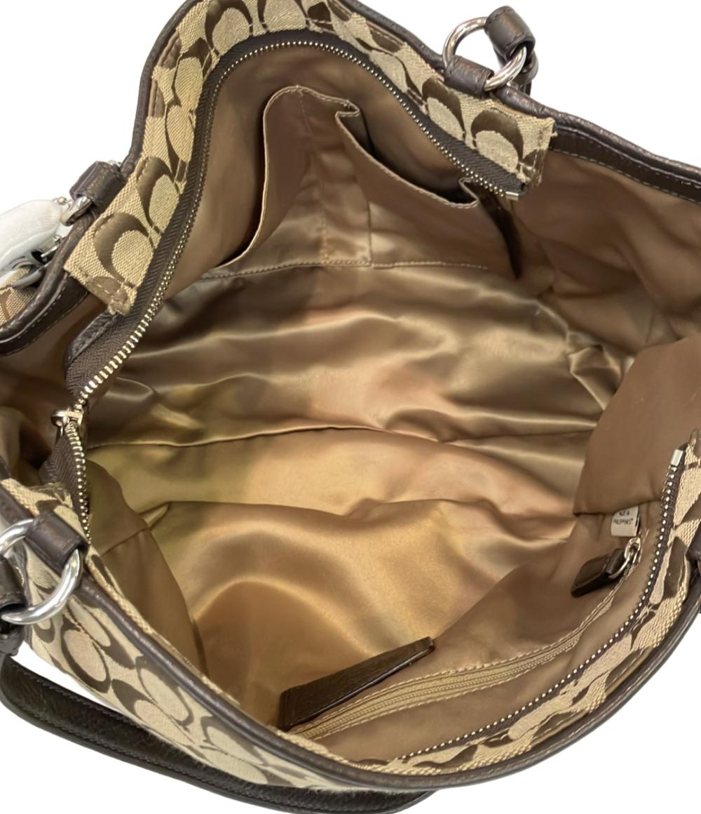 COACH トートバッグ 肩掛け シグネチャー レディース コーチ