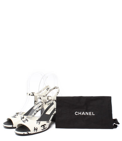 CHANEL サンダル ココマーク 総柄 レディース SIZE 35C シャネル
