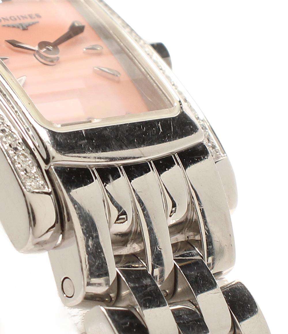 LONGINES 腕時計 クオーツ ピンク L5.158.0 レディース ロンジン
