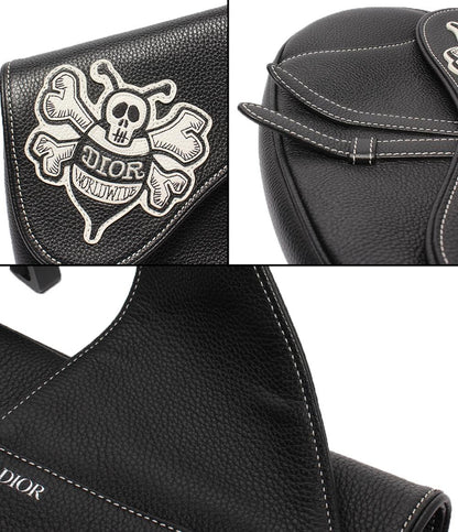 Dior STUSSY ボディバッグ ショルダーバッグ 蜂 サドルバッグ メンズ ディオール ステューシー