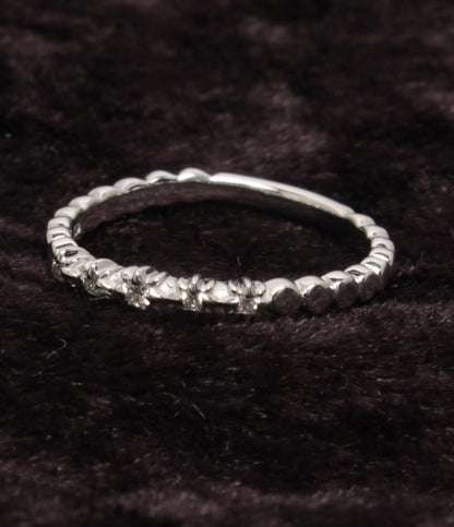 美品 STAR JEWELRY リング 指輪 K10 ダイヤ 0.03ct レディース SIZE 7号 スタージュエリー