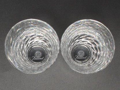 美品 バカラ グラス タンブラー 2点セット ペア グラスジャパン グローリア Baccarat