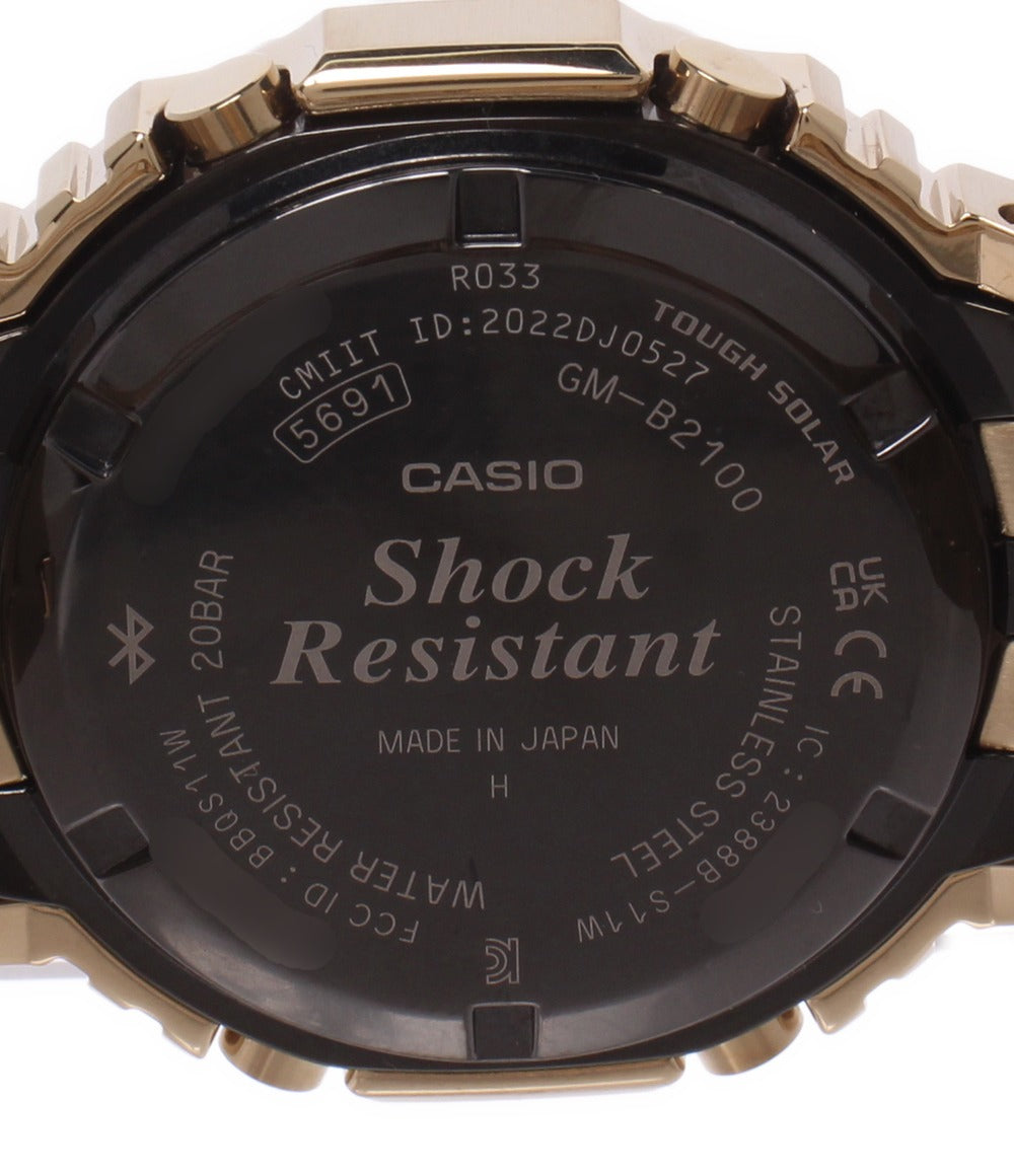 CASIO 腕時計 ブルートゥース搭載 G-SHOCK ソーラー ブラック GM-B2100 メンズ カシオ