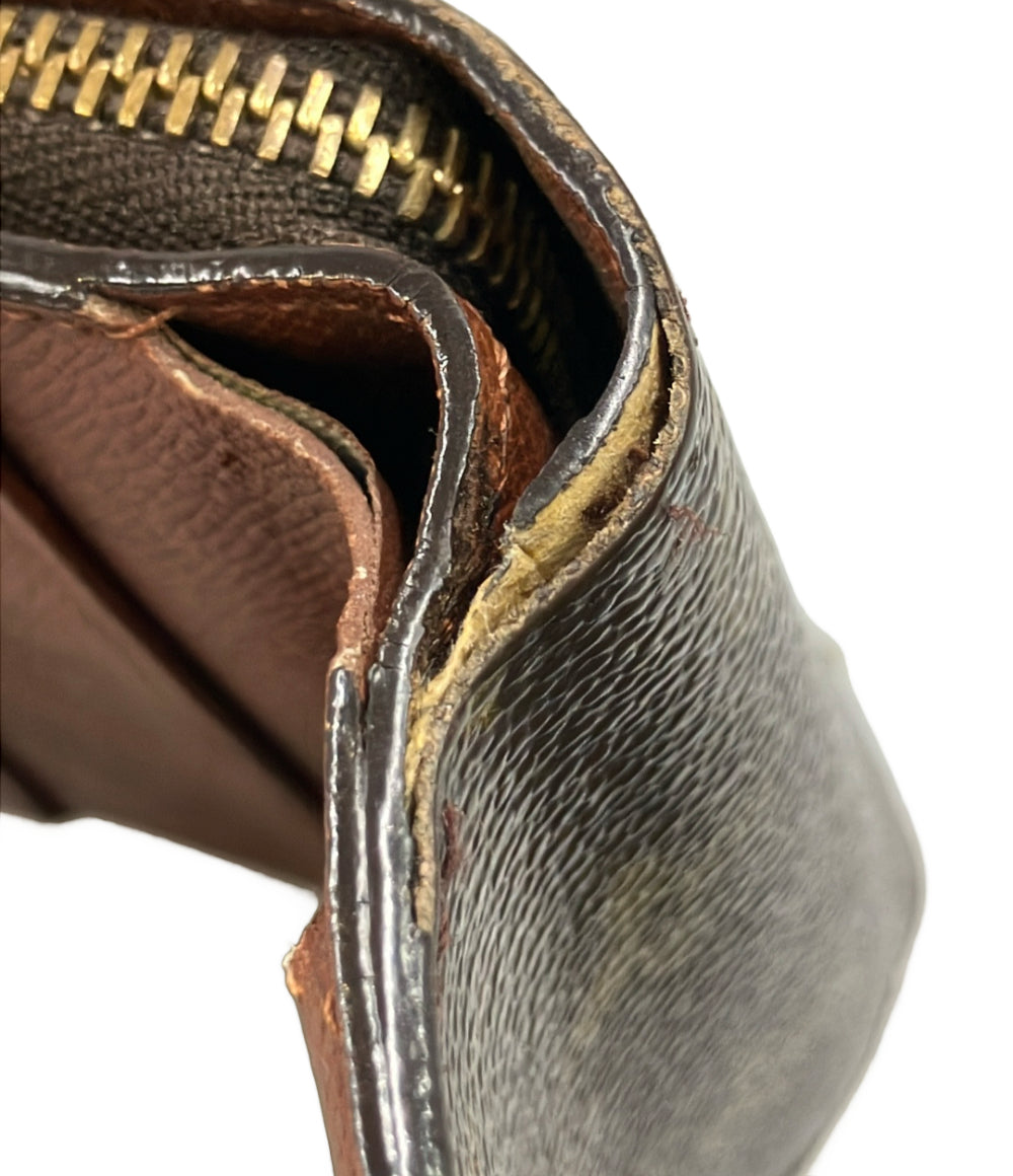 LOUIS VUITTON 二つ折り財布 コンパクト ジップ モノグラム M61667 レディース メンズ ルイ・ヴィトン